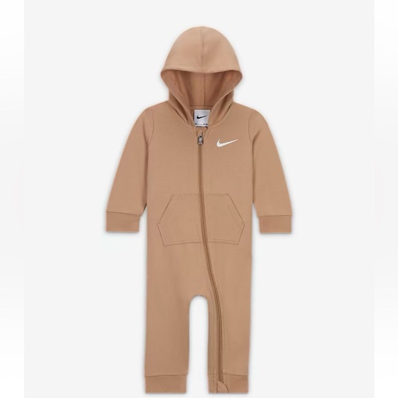 Nike Essentials Baby Hooded Coverall - Picture 1 of 11